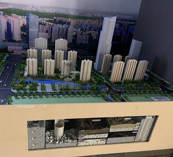 隆昌市建筑模型